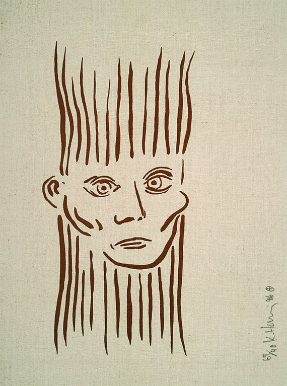 Keith Haring - Portrait von Joseph Beuys