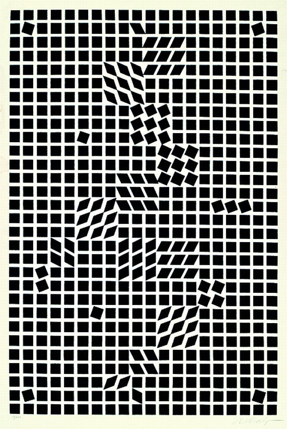 Victor Vasarely - Black and White