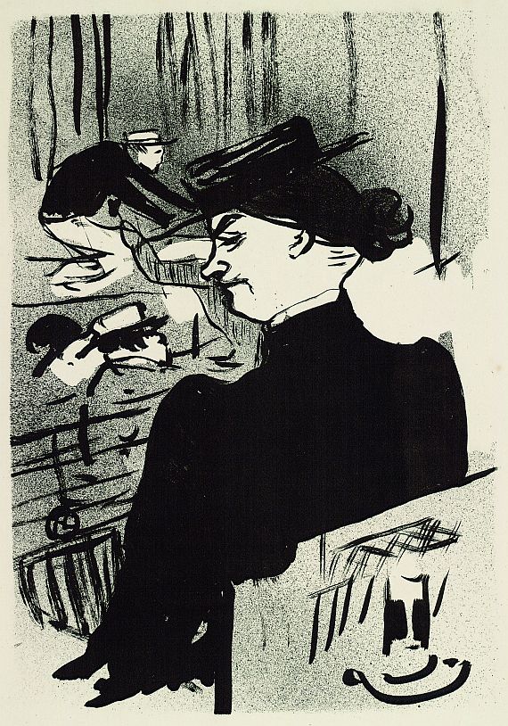 Henri de Toulouse-Lautrec - Une Spectatrice