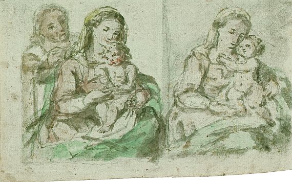  Süddeutsch - Studien zu Maria mit Kind