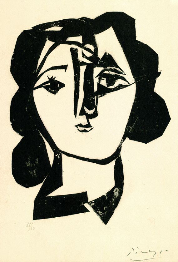 Pablo Picasso - Tête de Femme