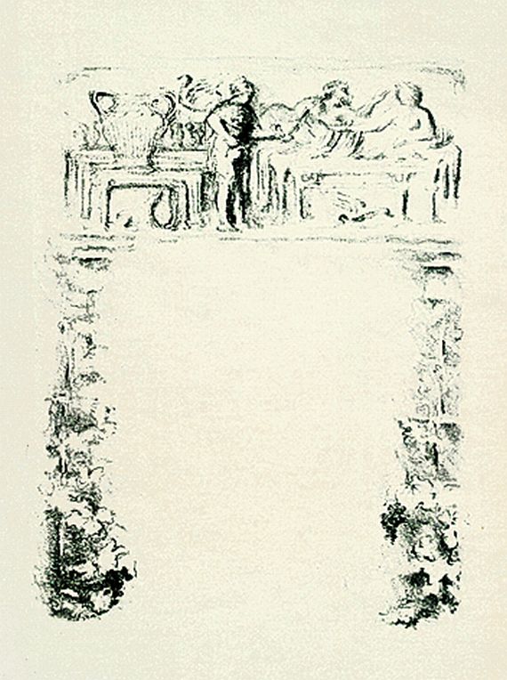Edouard Vuillard - 2 sheets: Frontispice de cuisine. La cuisinière