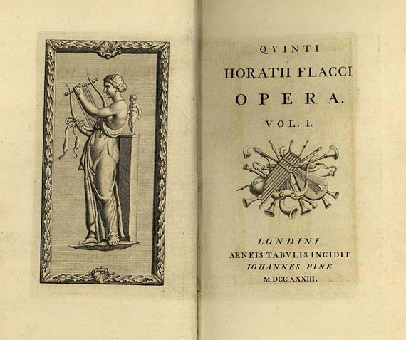 Horatius Flaccus, Q. - Opera. 2 Bde. 1733