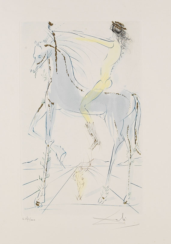Salvador Dalí - Die Geliebte ist schön wie eine Pferdeherde
