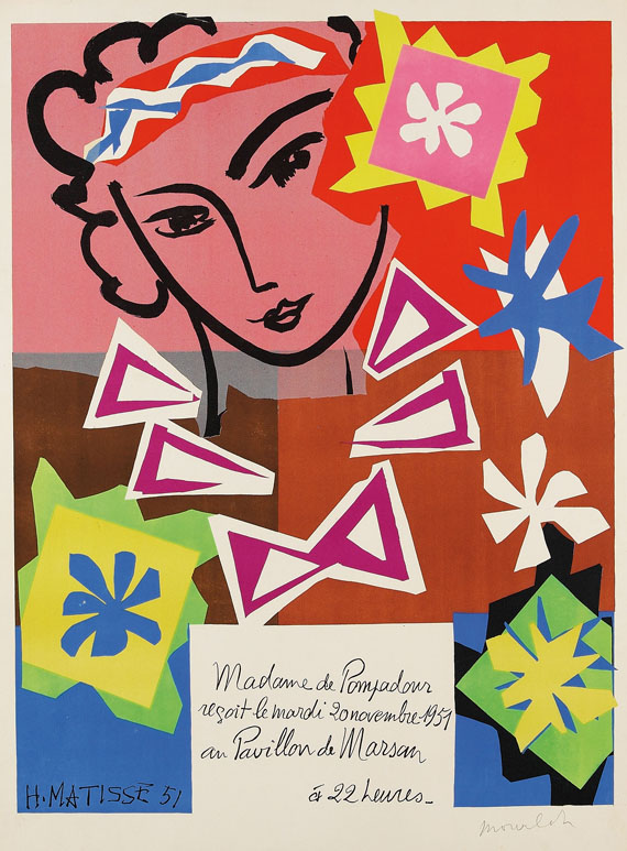 Henri Matisse - Nach - Madame de Pompadour au Pavillon de Marsan