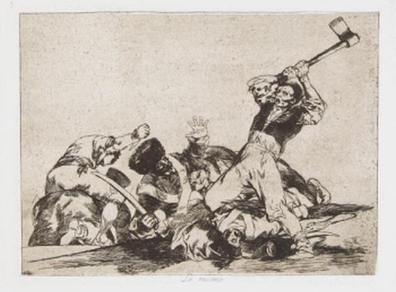 Francisco de Goya - Desastres de la Guerra. 1892