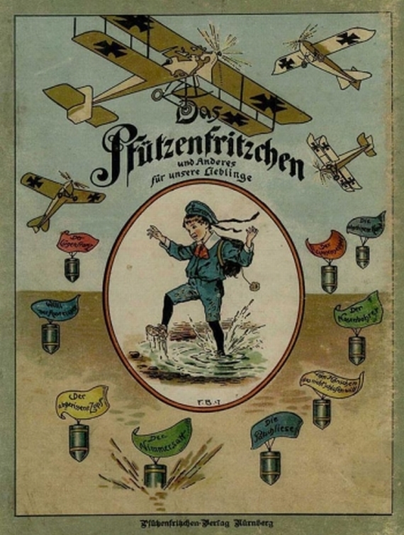 Struwwelpeteriade - Das Pfützenfritzchen. Um 1910