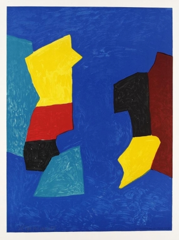 Serge Poliakoff - Nach - Composition bleue, rouge et jaune