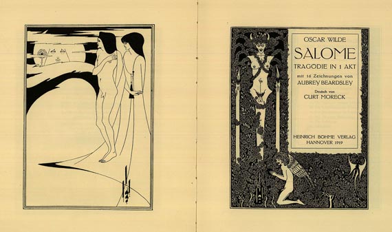 Aubrey Beardsley - Salome, Pierrot, 2 Tle. 1919/1921