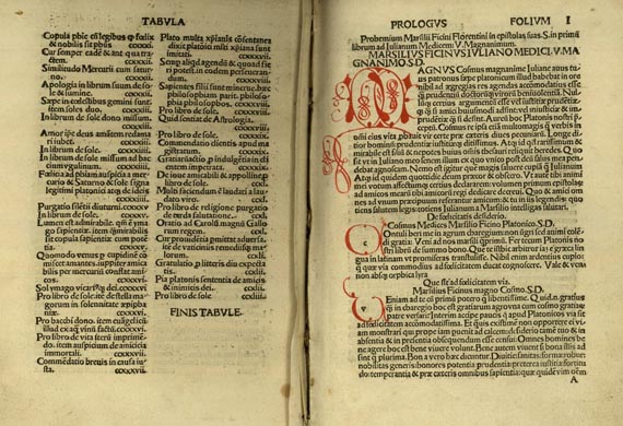Marsilio Ficino - Epistolae. 1497
