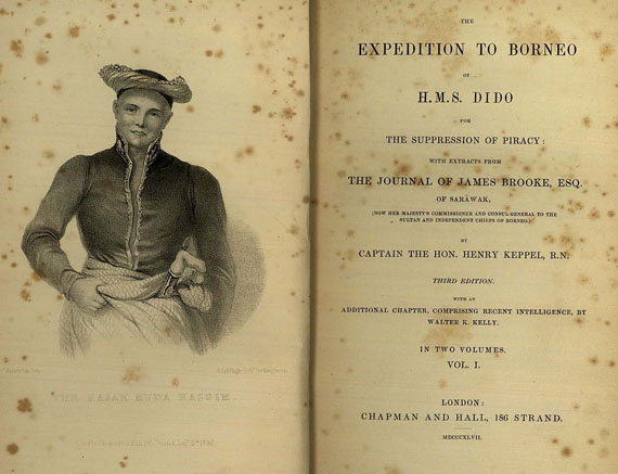 Henry Keppel - Expedition to Borneo, 2 Bde. 1847