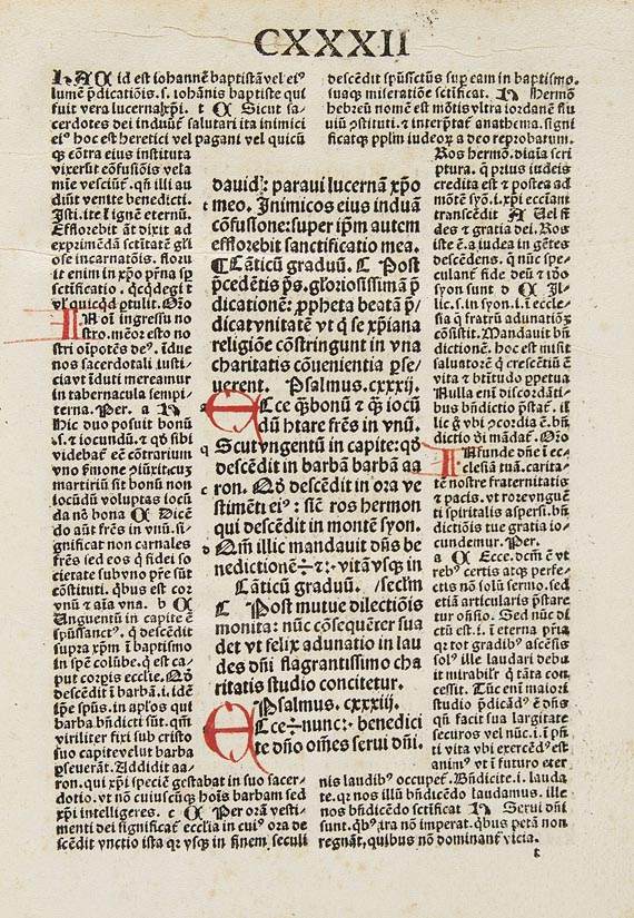 Bruno (Episcopus Herbipolensis) - Psalterium. Nürnberg 1497