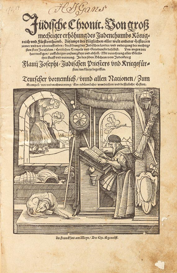 Flavius Josephus - Jüdische Chronic. 1552.