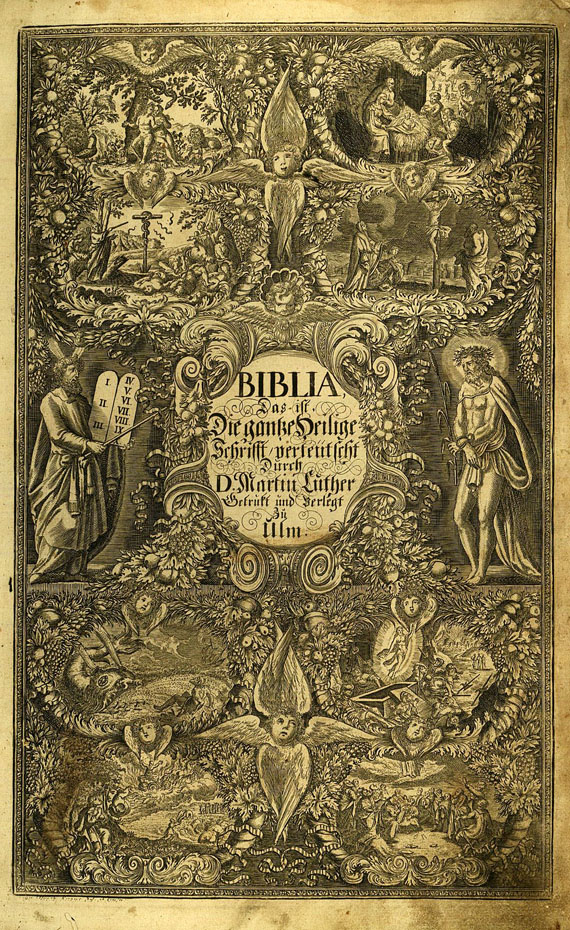 Biblia germanica - Biblia, Ulm (1714)
