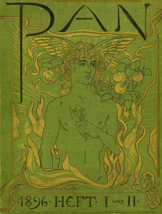 Pan - Pan. 1895-1899. 19 Hefte in 12 Bden.