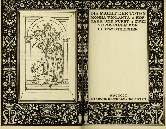 Marcus Behmer - Streicher, G., Die Macht der Toten Monna Violanta. 1910.