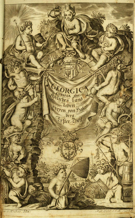   - Hohberg, Wolf Helmhard von, Georgica curiosa aucta. 3 Bde. 1715-16.