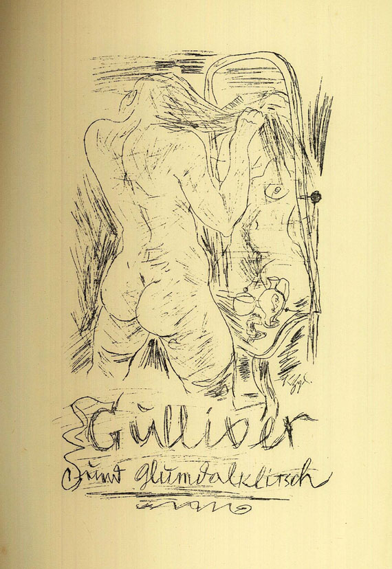 Richard Ziegler - Gulliver und Glumdalklitsch. (ca. 1928).
