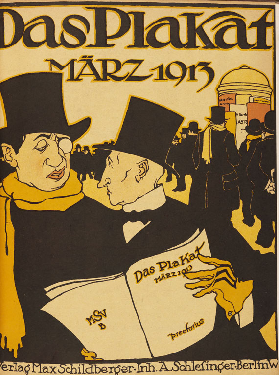   - Das Plakat. 1913-21. 9 Jgge. - Weitere Abbildung
