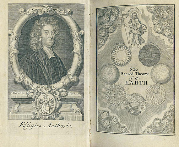 Thomas Burnet - The sacred theory of the Earth. 1734. 2 Bde.