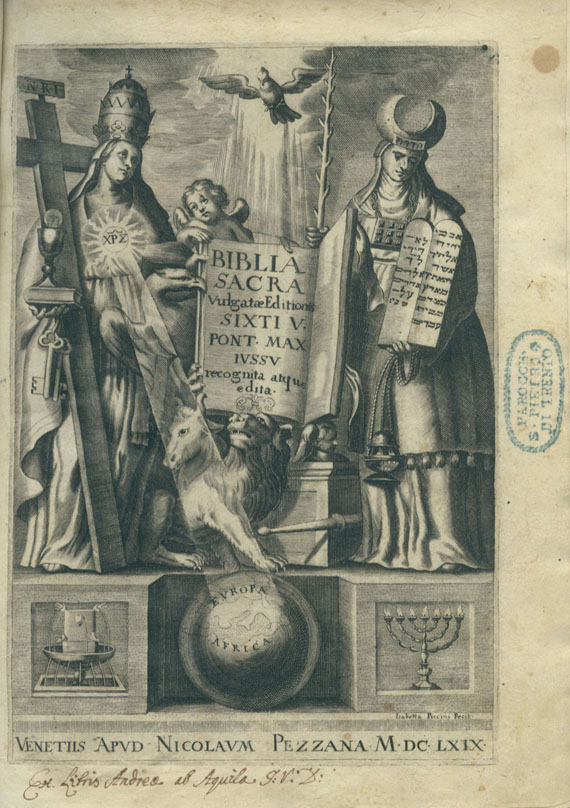 Biblia latina - Biblia Sacra Vulgatae. 1669