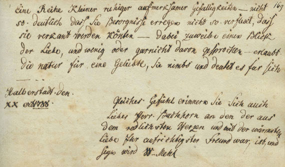  Album amicorum - Album (Halberstadt, Berlin etc). 1788-1815