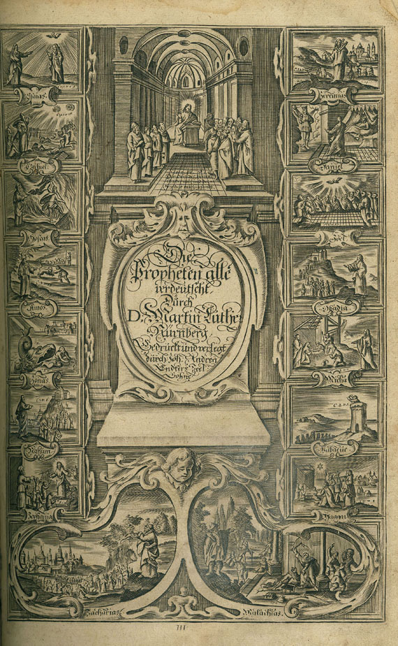 Biblia germanica - Bibel germanica. Endter 1691.