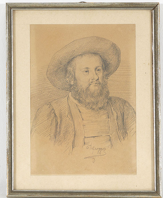 Franz von Defregger - Porträt des Tiroler Freiheitskämpfers Andreas Hofer - Rahmenbild
