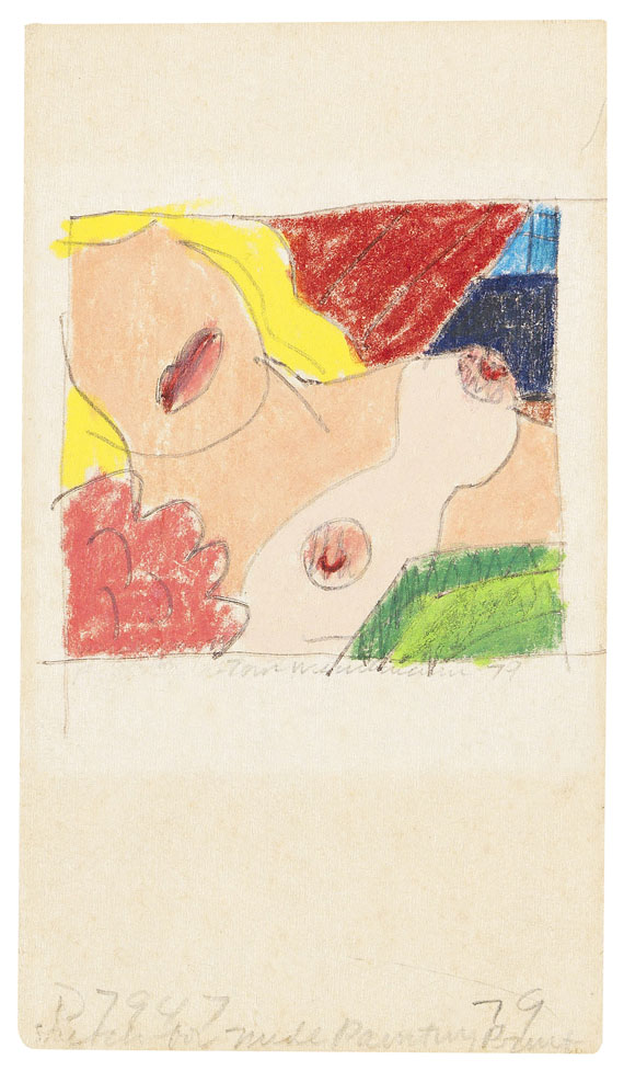 Tom Wesselmann - Sketch for Nude Painting Print