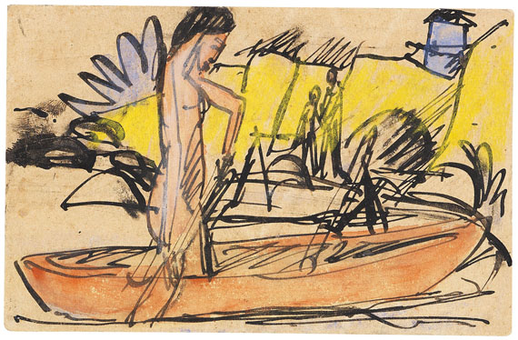 Ernst Ludwig Kirchner - Rudernder Akt