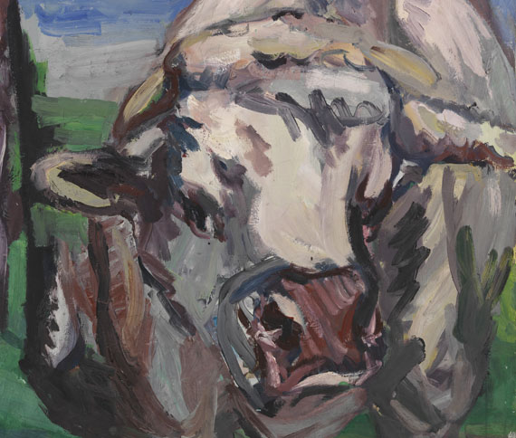 Georg Baselitz - Zwei halbe Kühe