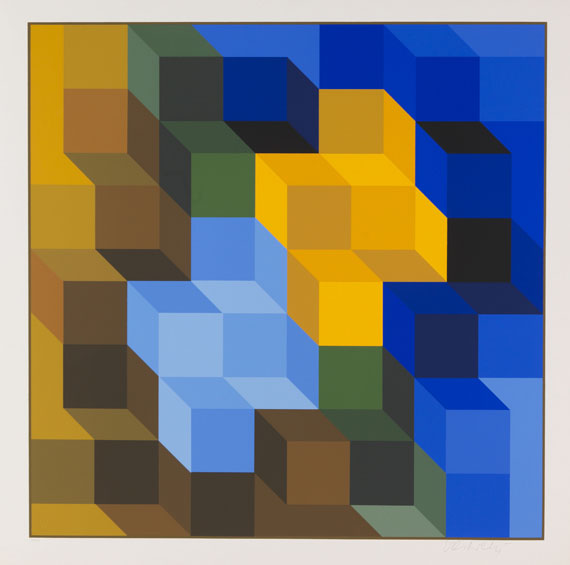 Victor Vasarely - Hommage a l’Hexagone