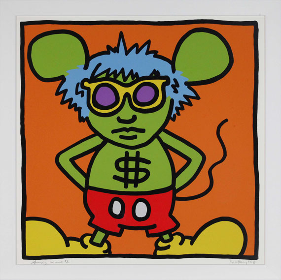Keith Haring - Andy Mouse - Rahmenbild